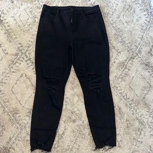 AE Dream Ripped Curvy Super High-Waisted Jegging